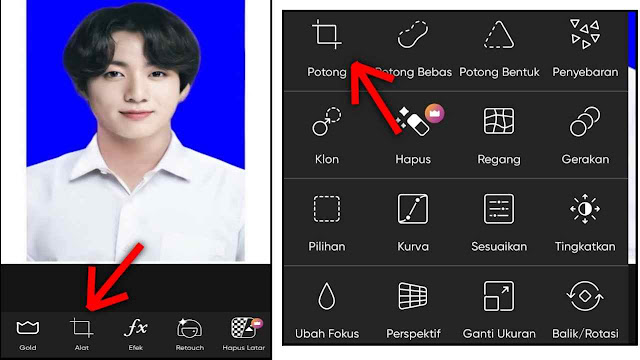 Cara Mengubah Ukuran Pas Foto Menjadi 4x6 di PicsArt