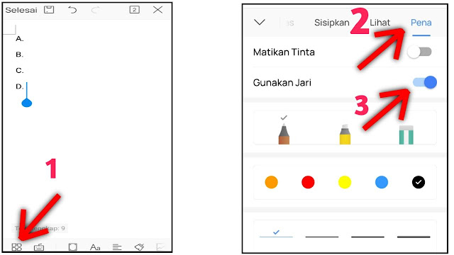 Cara Silang Soal Pilihan Ganda di WPS Office