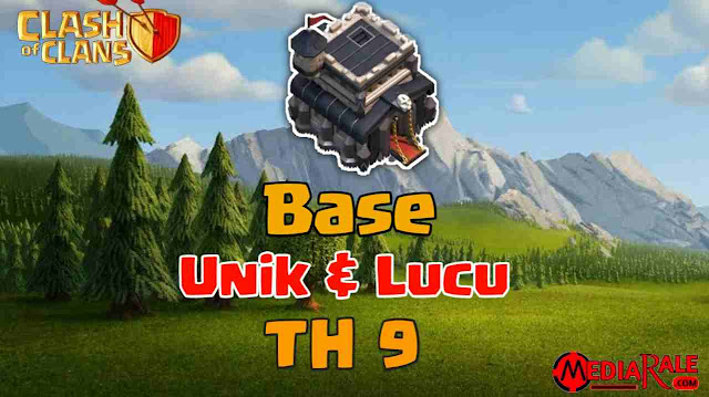 base coc th 9 lucu unik
