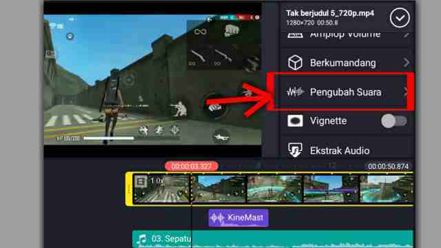 Cara Mengubah Suara di KineMaster Cara Mengubah Suara di KineMaster