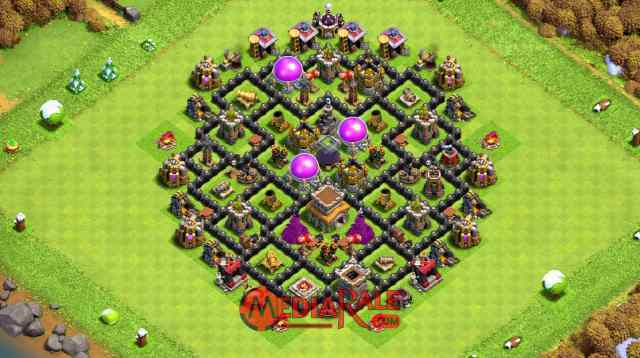 Base COC TH 8 Base COC TH 8, formasi coc th 8, tata letak coc th 8