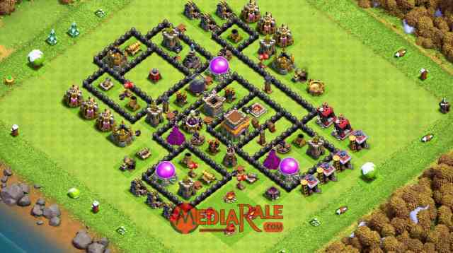 Base COC TH 8 Base COC TH 8, formasi coc th 8, tata letak coc th 8