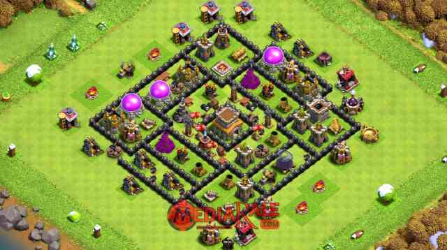 Base COC TH 8 Base COC TH 8, formasi coc th 8, tata letak coc th 8