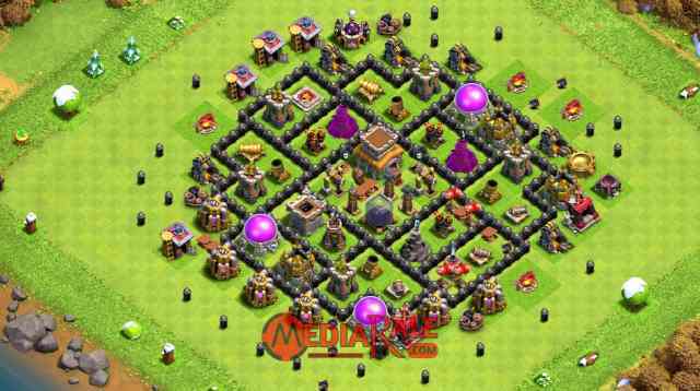 Base COC TH 8 Base COC TH 8, formasi coc th 8, tata letak coc th 8