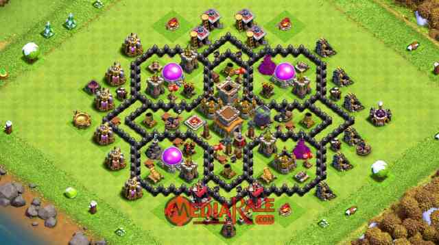 Base COC TH 8 Base COC TH 8, formasi coc th 8, tata letak coc th 8
