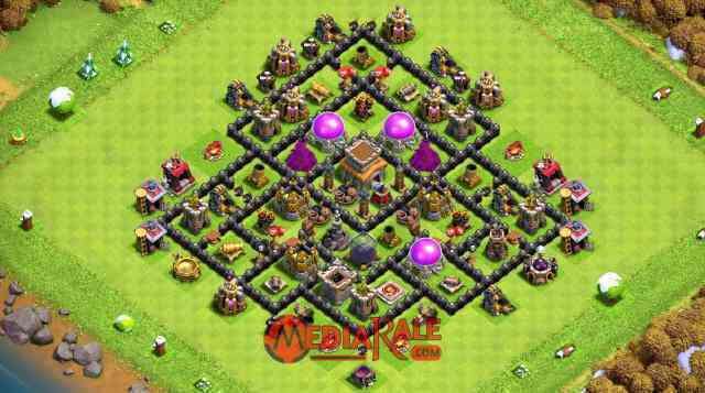 Base COC TH 8 Base COC TH 8, formasi coc th 8, tata letak coc th 8