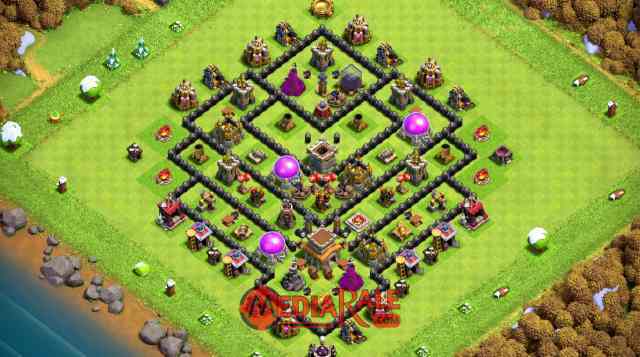 Base COC TH 8 Base COC TH 8, formasi coc th 8, tata letak coc th 8