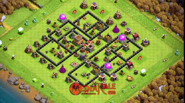 Base COC TH 8 Base COC TH 8, formasi coc th 8, tata letak coc th 8