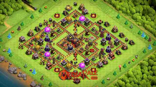 Base COC TH 10 Base COC TH 10, formasi coc th 10, tata letak coc th 10