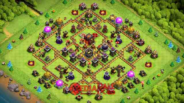 Base COC TH 10 Base COC TH 10, formasi coc th 10, tata letak coc th 10