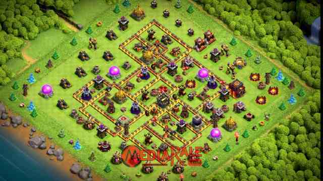 Base COC TH 10 Base COC TH 10, formasi coc th 10, tata letak coc th 10