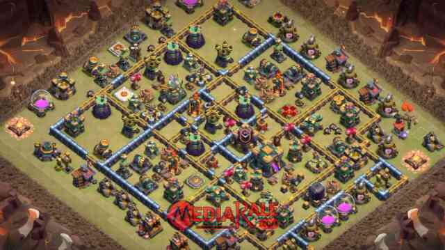 Base COC TH 14 Base COC TH 14, formasi coc th 14, tata letak coc th 14