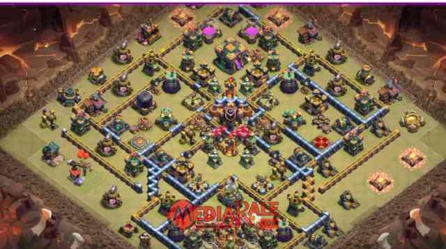 Base COC TH 14 Base COC TH 14, formasi coc th 14, tata letak coc th 14
