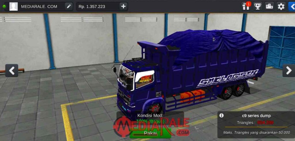 mod bussid truk hino