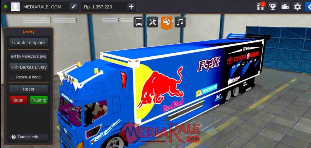 mod bussid truk hino