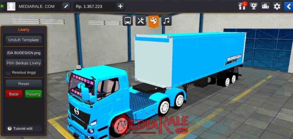 mod bussid truk hino