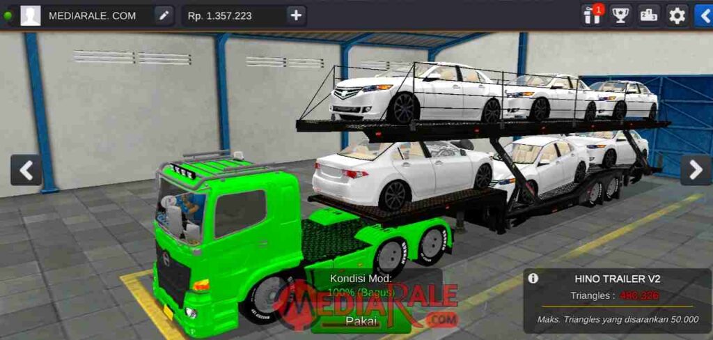 mod bussid truk hino