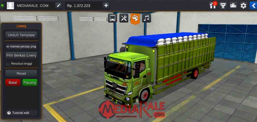 mod bussid truk hino
