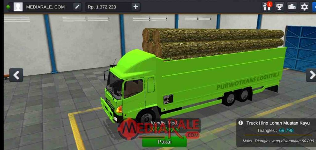 mod bussid truk hino