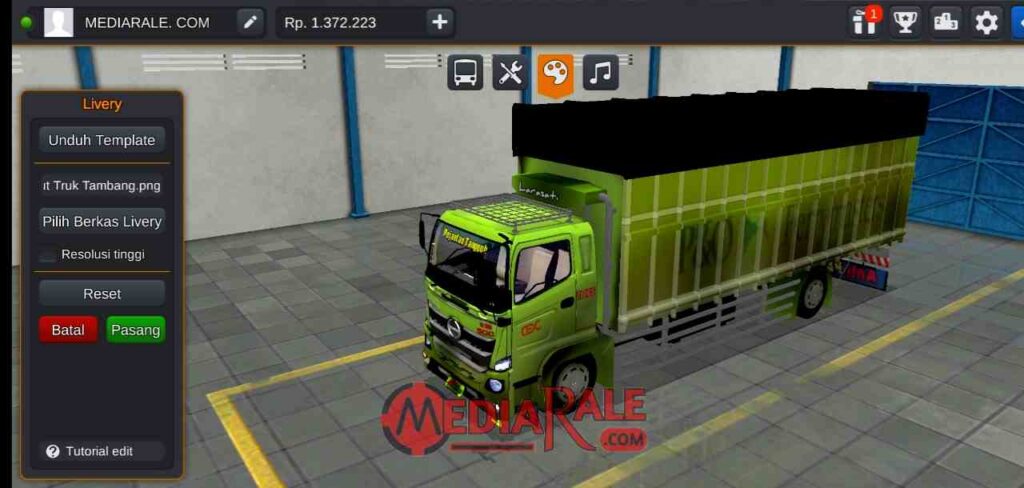 mod bussid truk hino