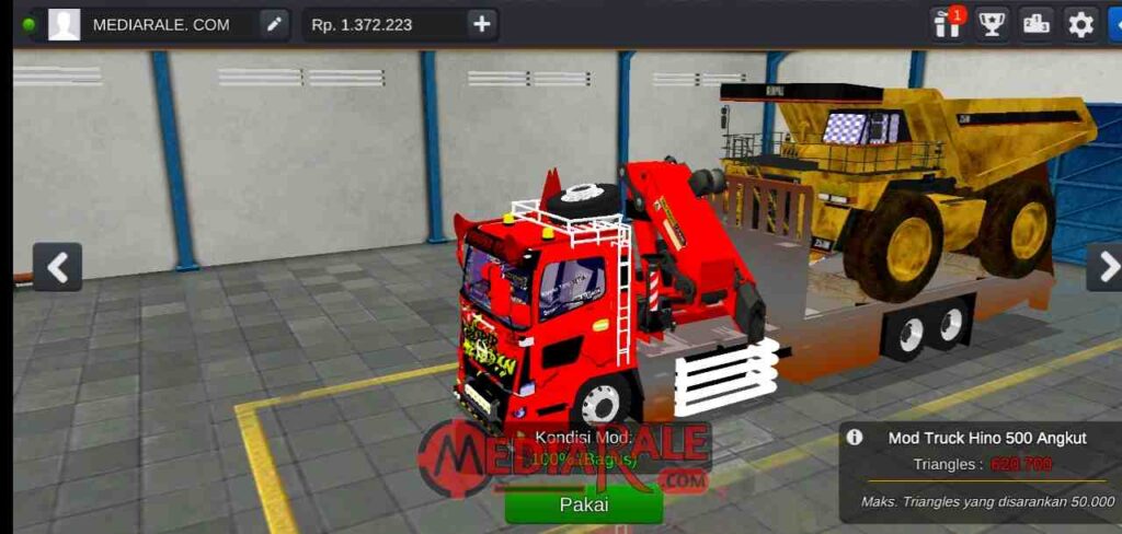 mod bussid truk hino