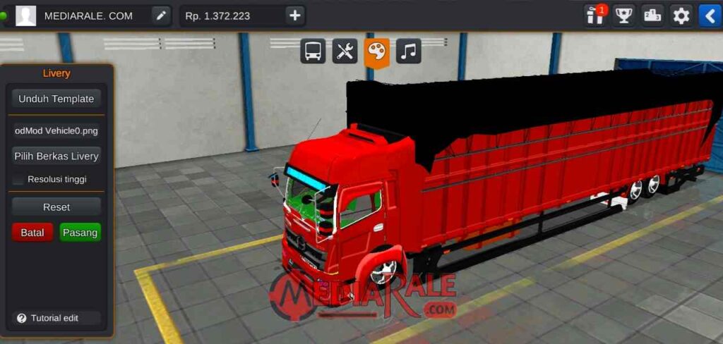 mod bussid truk hino